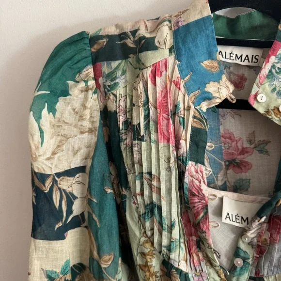 Alemais Long Sleeve Floral Dress - Picture 5 of 9